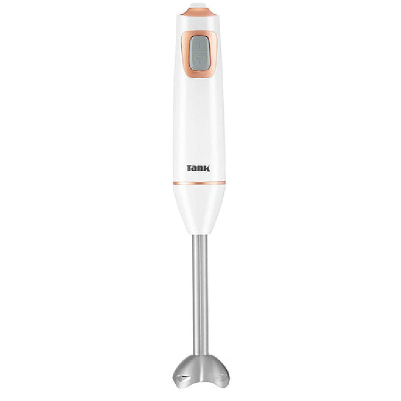 Tank Hand Blender, 5 Speed Control + Turbo, 600 Watts, CM-6003-1 - Gold&White