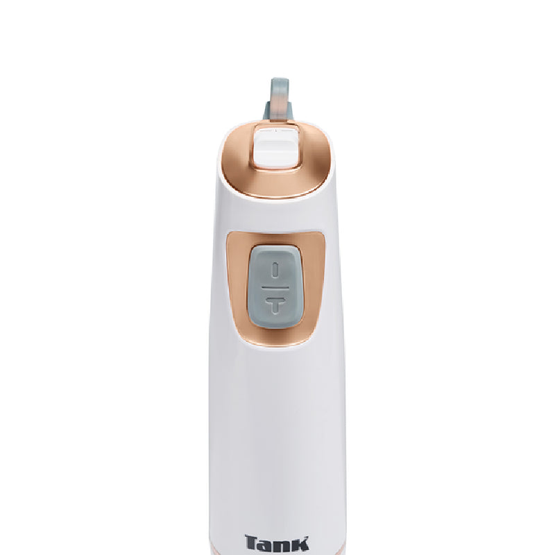 Tank Hand Blender With Chopper, 5 Speed Control + Turbo, 600 Watts, CM-6003-1 - Gold&White