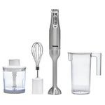 Tank Hand Blender With Chopper, 6 Speed Control + Turbo, 1200 Watts, CM-6004 - White