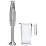 Tank Hand Blender With Chopper, 6 Speed Control + Turbo, 1200 Watts, CM-6004 - White