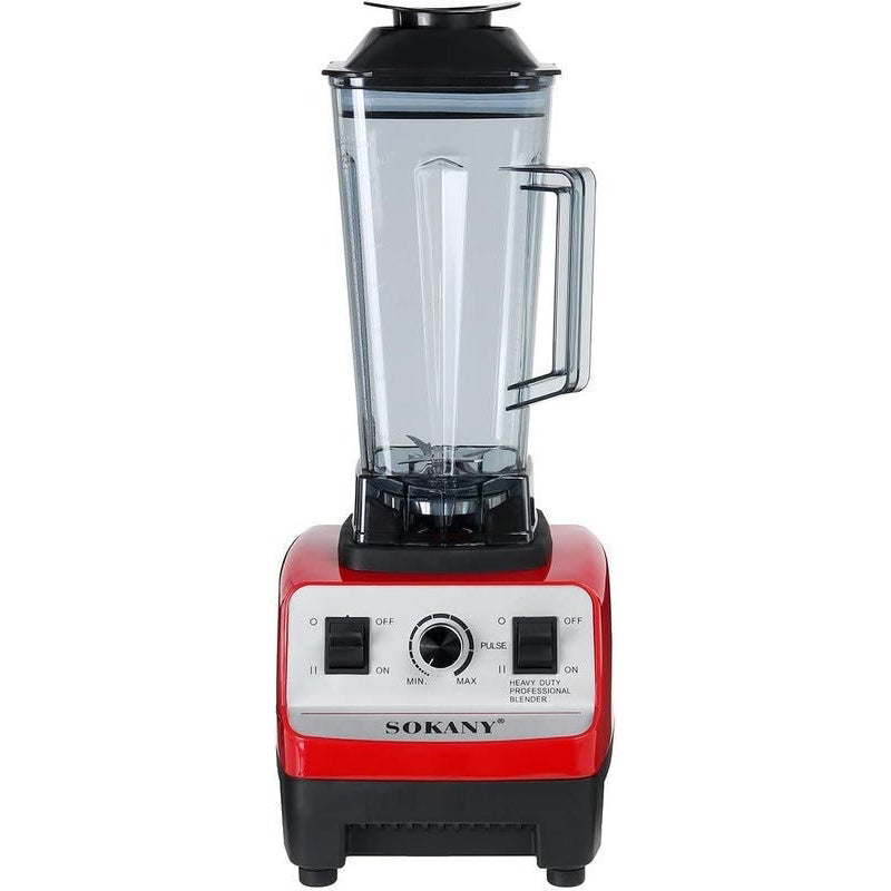 Sokany Multi-Purpose Blender, 2 Liter, 4500 Watt, SK-444 - Red 