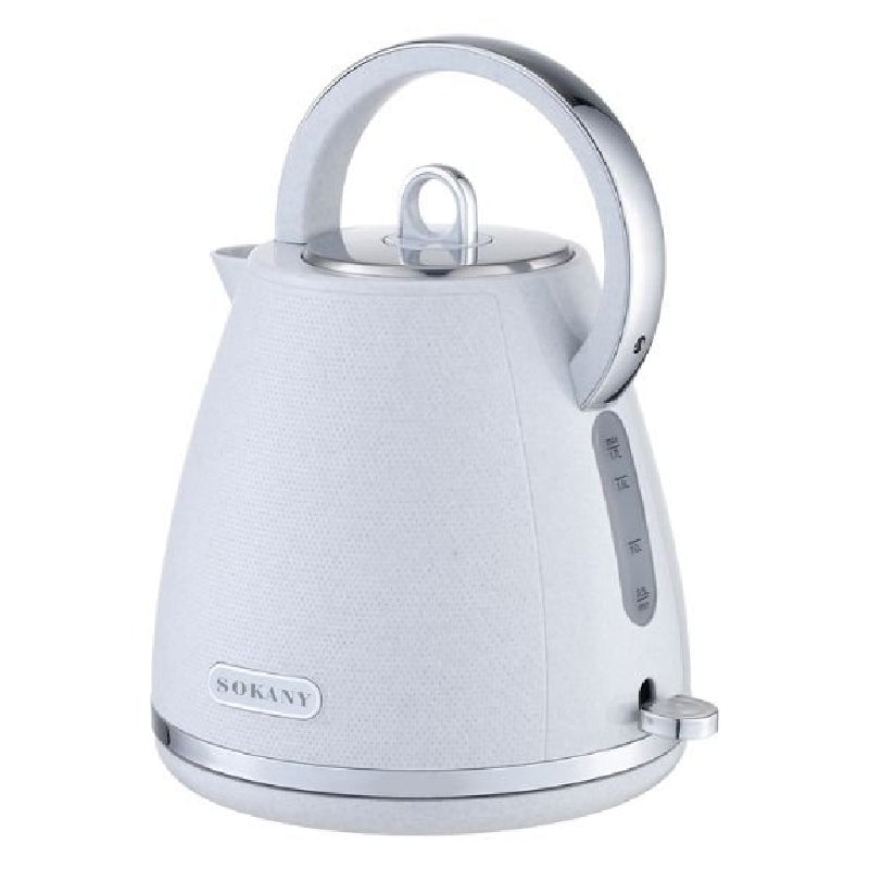 Sokany Kettle, 1.7ml, 2200 Watt, SK09090 - White