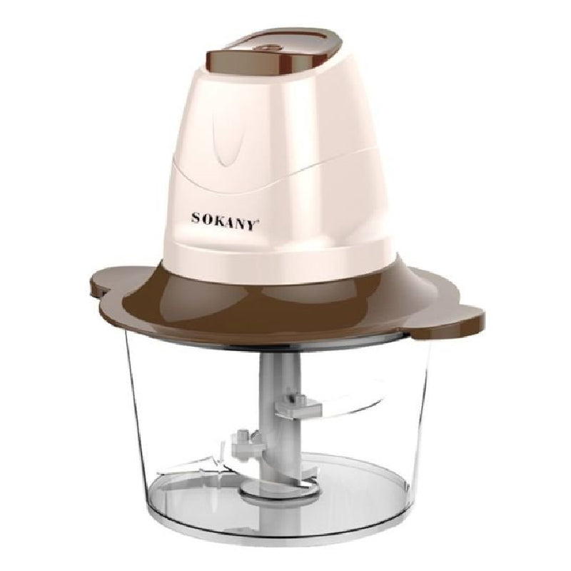 Sokany Electric Chopper, 2 Liter, 300 Watt, SK-7006N - Brown