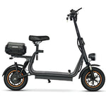Aero X12 Electric Scooter With Seat, 500W - Black