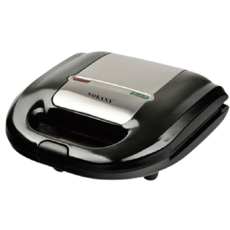 Sokany Waffle Maker, 750 Watt, KJ-108 - Black&Silver