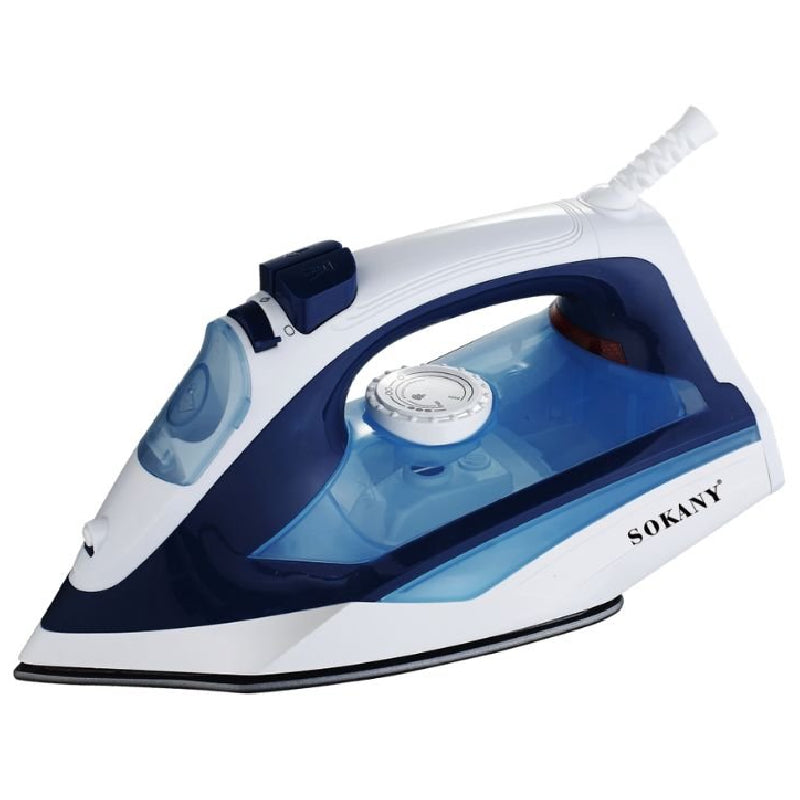 Sokany Steam Iron, 2200 Watt, PL-278 - Blue