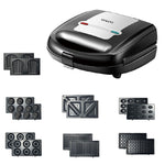Sokany 7in1 Sandwich Maker, 750Watt, SK-B907 - Black