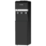 HYUNDAI Water Dispenser With Cabinet, Top Loading, 3Taps, HYU-582-B - Black