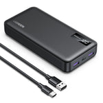 Ugreen PB312 Two-way Fast Charging Power Bank, 20W, 20000mAh, 25683 - Black