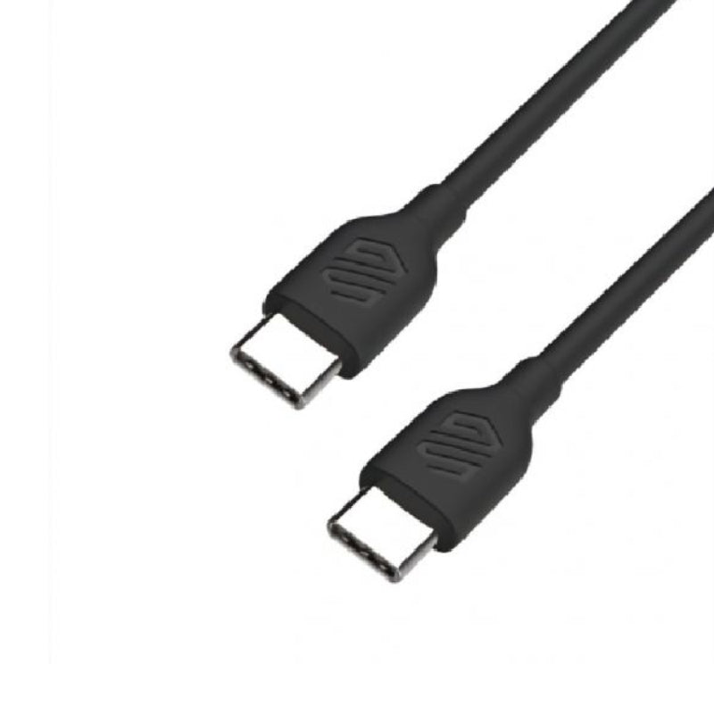 Smart Gate USB-C to USB-C Charging Cable, 1.8 Meter, 60 Watt - Black