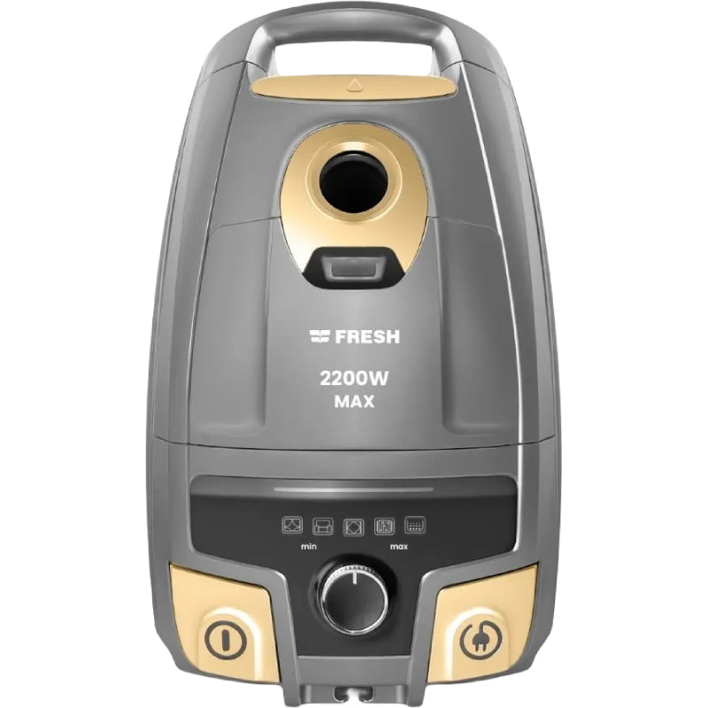 Fresh Max Vacuum Cleaner, 2200 Watts, 5Liter - Gray*Gold