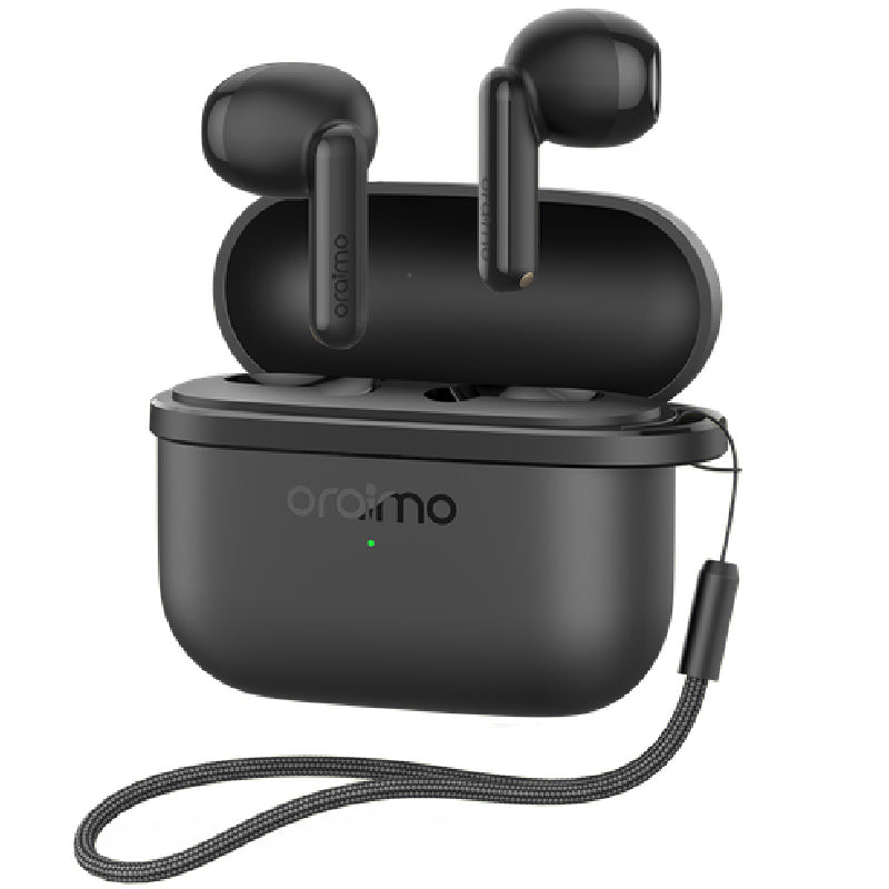 Oraimo SpaceBuds Air Wireless Earbuds, OTW-324S - Black