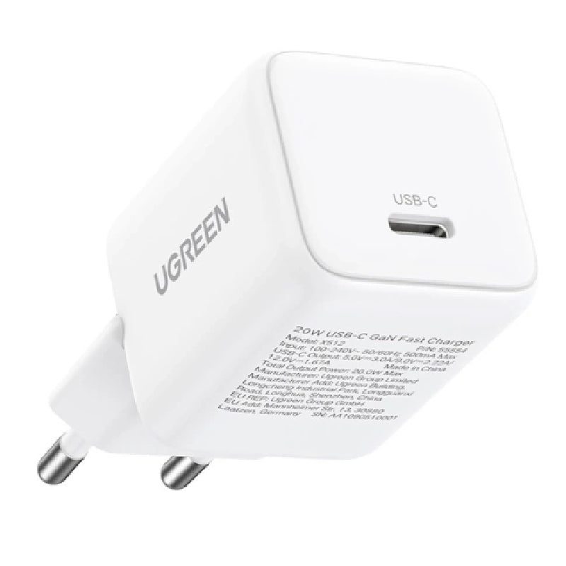 Ugreen Ugreen X512 Wall Charger, 20W - White