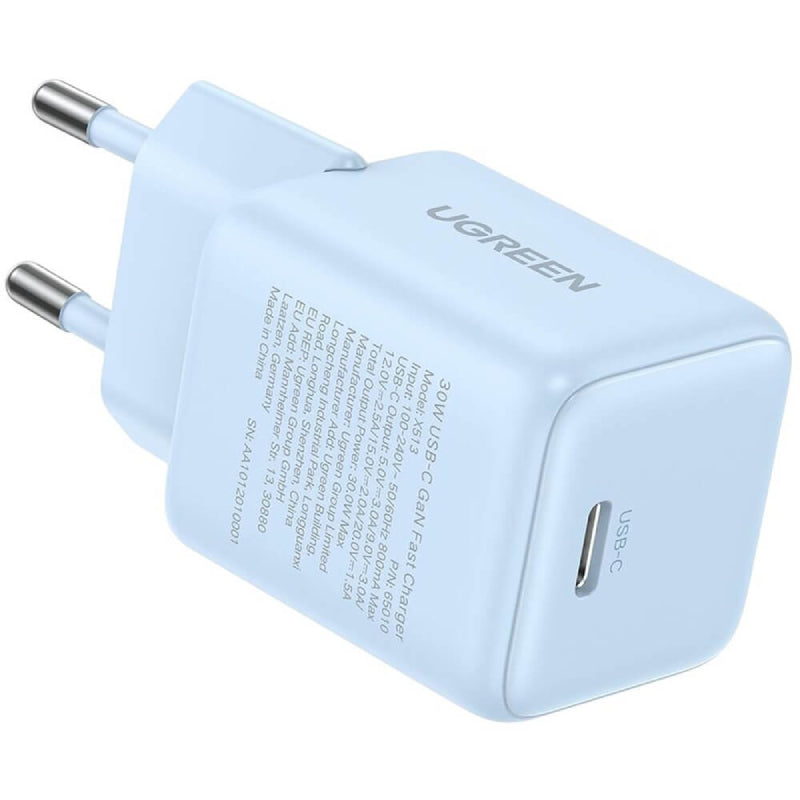 Ugreen X513 Wall Charger, 30W - Blue