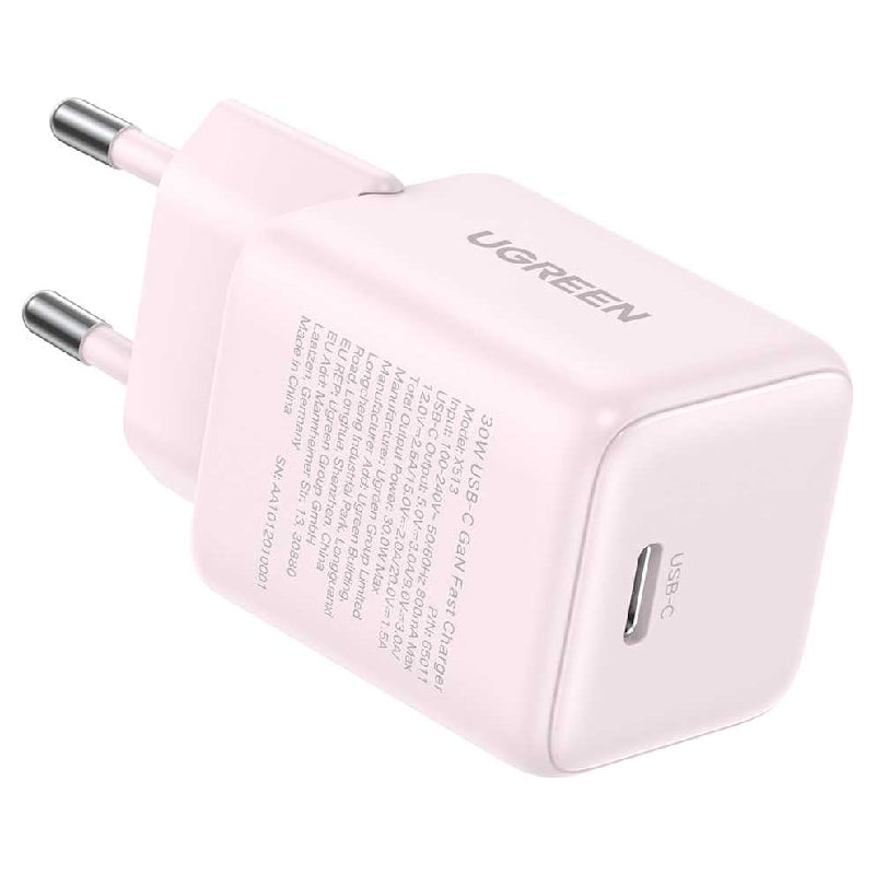 Ugreen X513 Wall Charger, 30W - Pink