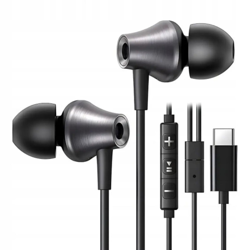 Ugreen EP105 Wired Headphones, Type-C - Black