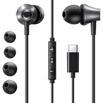 Ugreen EP105 Wired Headphones, Type-C - Black