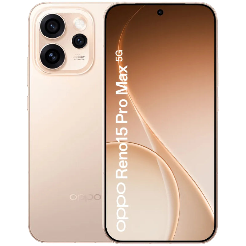 Oppo Reno 15 Pro Max 5G, 12GB Ram, 512GB - Aura Gold