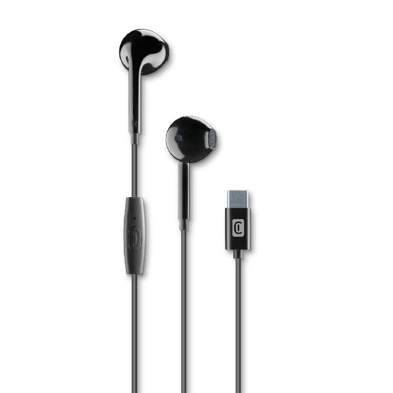 Cellularline Capsule USB-C Earphones - Black
