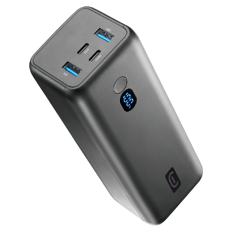 Cellularline Maxi Power, Bank 27000mAh, 100Watt - Black