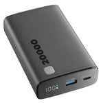 Cellularline Elite Power Bank, 20000mAh, 20Watt - Black