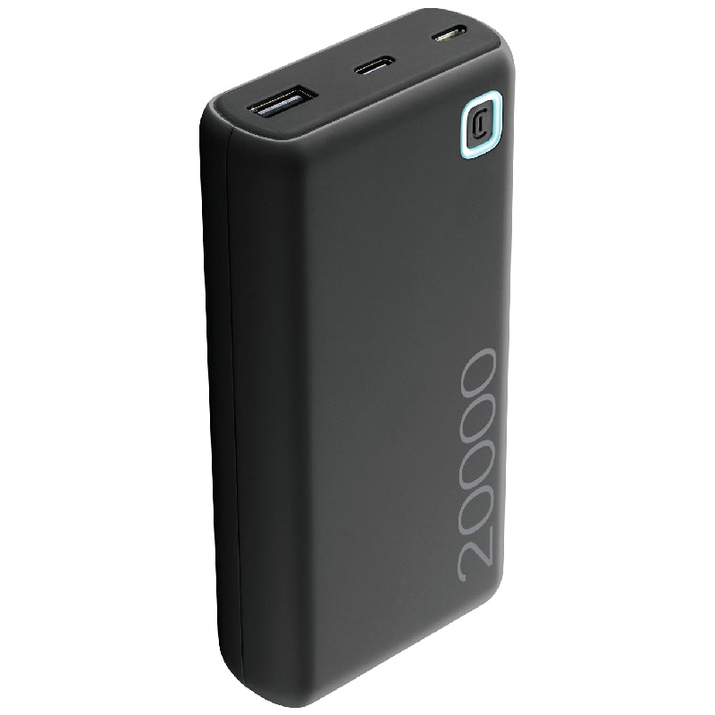 Cellularline Essence Power Bank, 20000mAh, 12Watt - Black