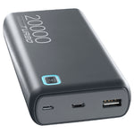 Cellularline Essence Turbo Power Bank, 20000mAh, 20Watt - Black