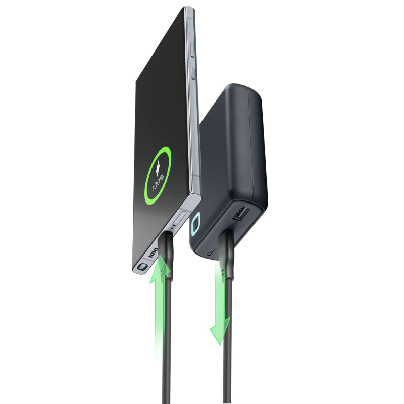 Cellularline Essence Turbo Power Bank, 10000mAh, 20Watt - Black