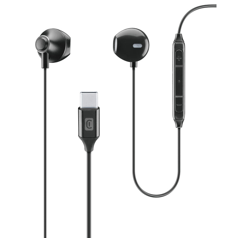 Cellularline Orbit Wired Earphone Type-C - Black