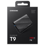 Samsung T9 Hard Disk Portable SSD, 1TB, PG1T0B/WW - Black