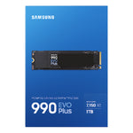 Samsung Evo 990 Plus Hard Disk SSD, 1TB, V9S1T0BW - Black