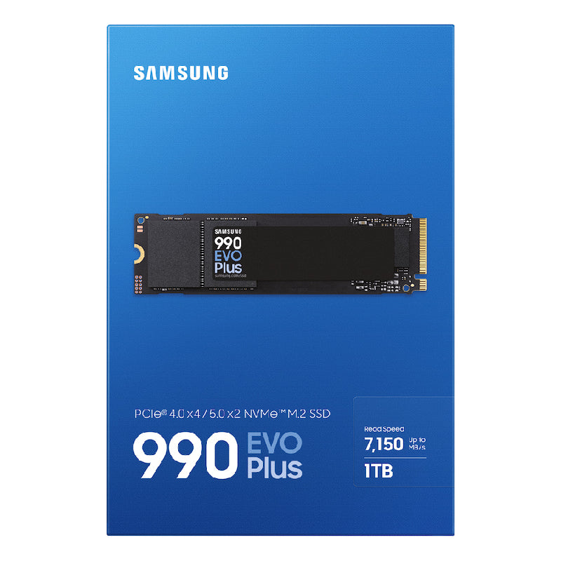 Samsung Evo 990 Plus Hard Disk SSD, 1TB, V9S1T0BW - Black