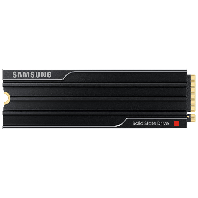 Samsung 9100 Pro Heatsink Hard Disk SSD, NVMe-M2, 2TB, VAP2T0CW - Black