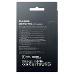 Samsung 9100 Pro Heatsink Hard Disk SSD, NVMe-M2, 2TB, VAP2T0CW - Black