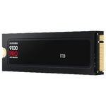 Samsung 9100 Pro Heatsink Hard Disk SSD, NVMe-M2, 1TB, VAP1T0CW - Black