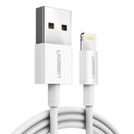 Ugreen US287 Cable USB-A To Lightning, PD 2.4A, 2M - White