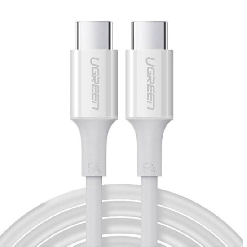 Ugreen 60551 Cable Type-C To Type-C, PD 100W, 1M - White
