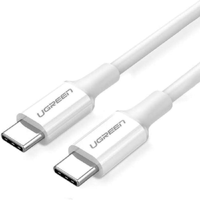 Ugreen 60551 Cable Type-C To Type-C, PD 100W, 1M - White
