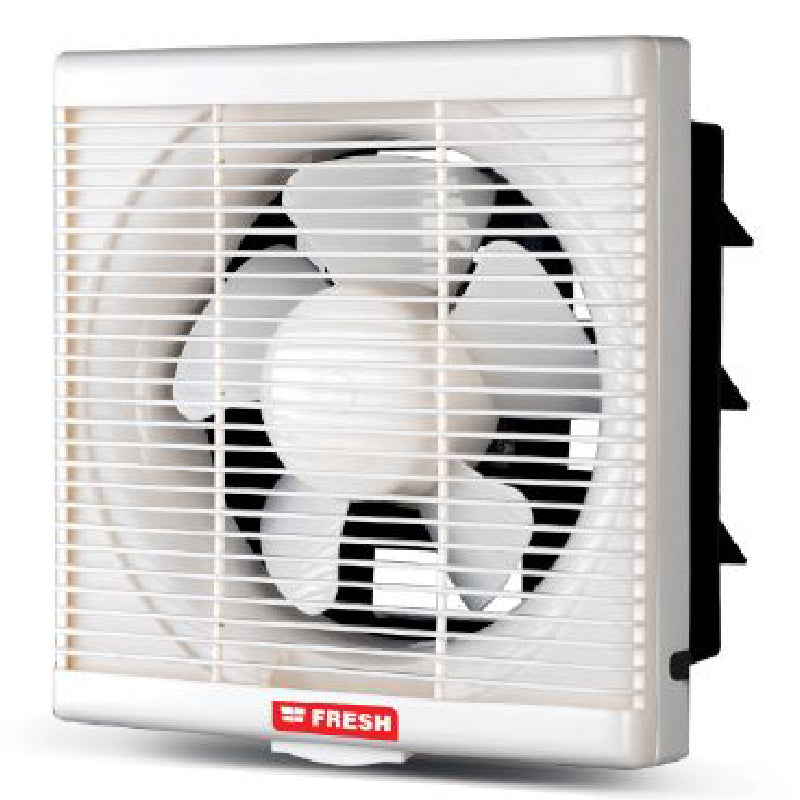Fresh One-Way Ventilating Fan With Mosquito Repellent, 25 cm - White