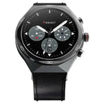 Kieslect Elite2 AI Smart Watch, Leather - Black