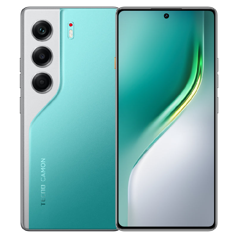 Tecno Camon 40, 8GB Ram, 256GB - Emerald Lake Green