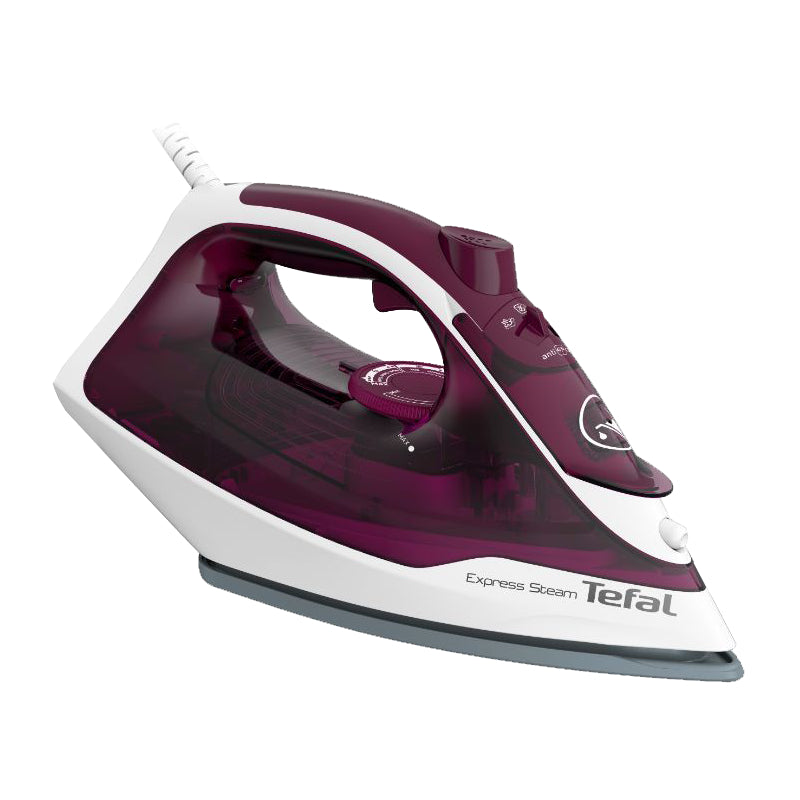 Tefal Express Steam Iron, 2400W, 270 ml, FV2844E2 - Purple