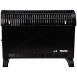 Touch Prestige Fan Heater, 2000 Watt, 41111B - Black
