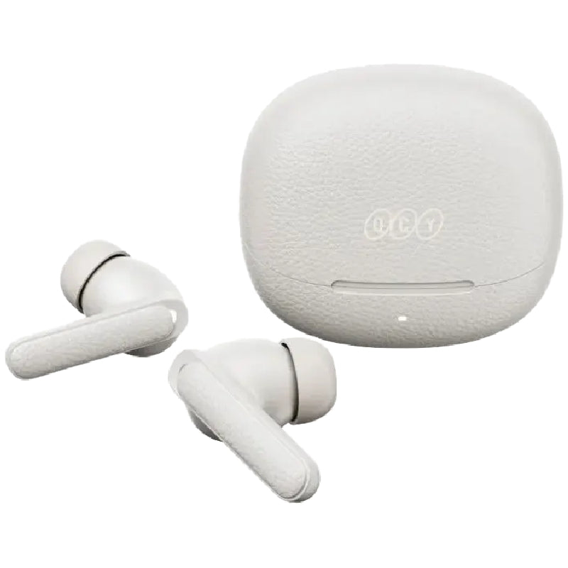 QCY T15 Wireless Earbuds - Light Gray