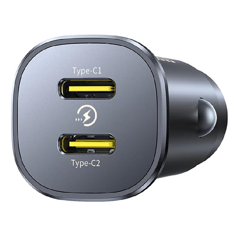 Baseus GoTrip Car Charger, 30Watt - Black