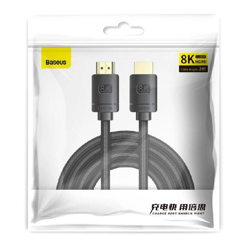 Baseus HDMI To HDMI Cable, 8K, 3m - Black