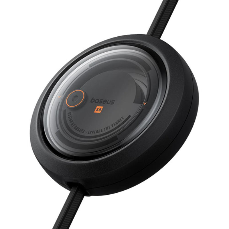 Baseus Free2Draw 3in1 Cable, USB To M+L+C, 100W, 1.1 m - Black
