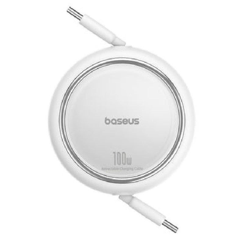 Baseus Free2Pull Cable, Type-C To Type-C, 100W, 2 m - White