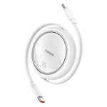 Baseus Free2Pull Cable, Type-C To Type-C, 100W, 2 m - White