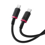 Baseus Dura Series Cable, Type-C To Type-C , 100Watt, 1M - Red&Black (2 Year Warranty)